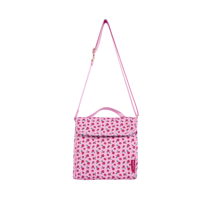 MontiiCo Insulated Lunch Carrier - Rose Garden