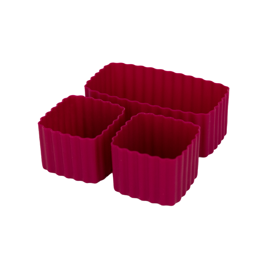Little Lunch Box Co Bento Silicone Cups Mixed Iced Berry