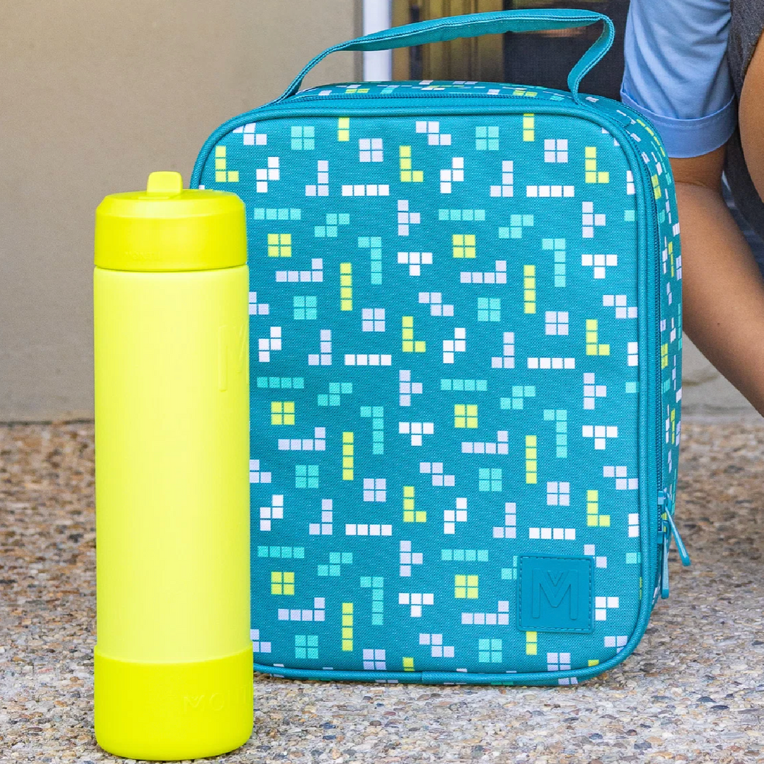 MontiiCo Large Insulated Lunch Bag & Ice Pack - Stacker