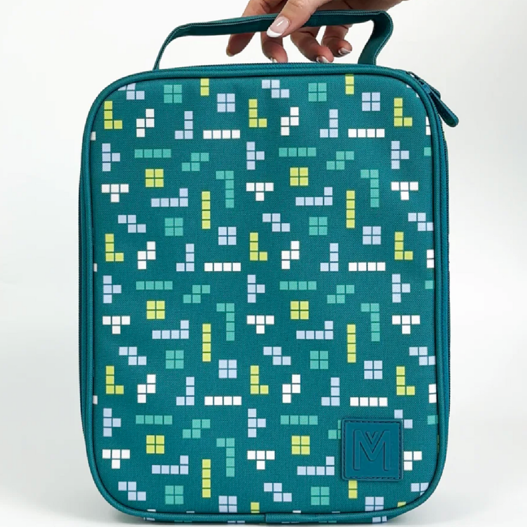 MontiiCo Large Insulated Lunch Bag & Ice Pack - Stacker