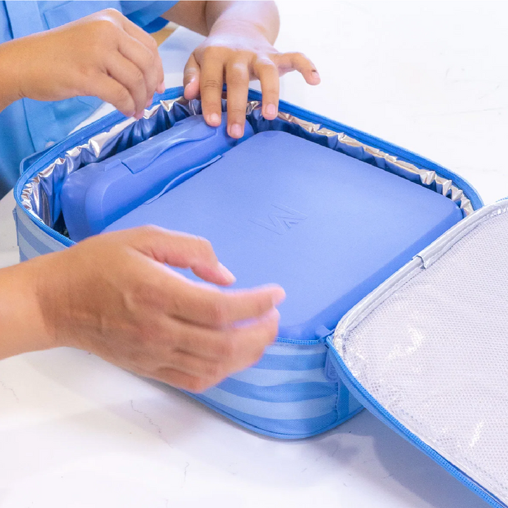 MontiiCo Large Insulated Lunch Bag & Ice Pack - Hello Sunshine