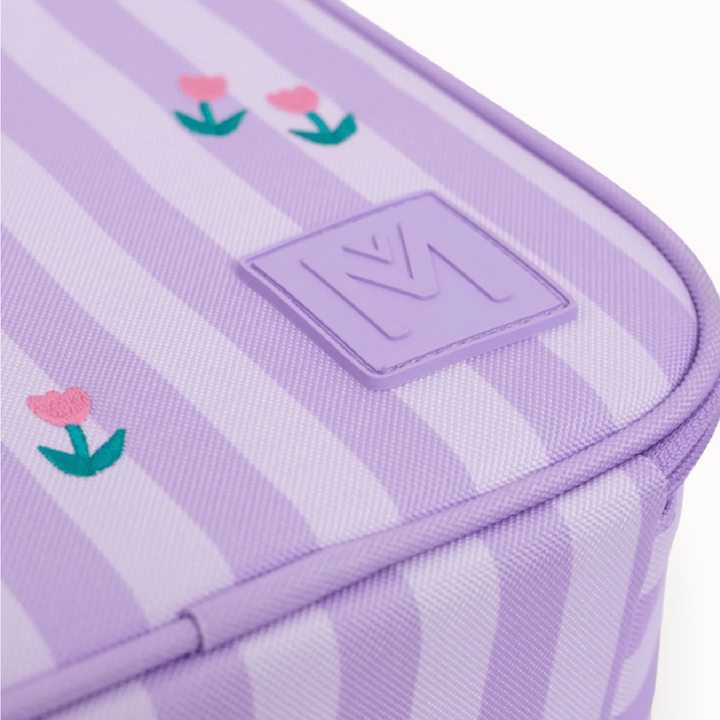 MontiiCo Large Insulated Lunch Bag & Ice Pack - Tiny Tulips