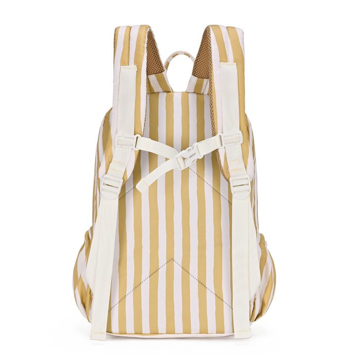 Kinnder Junior Kindy/School Backpack - Mustard Stripe