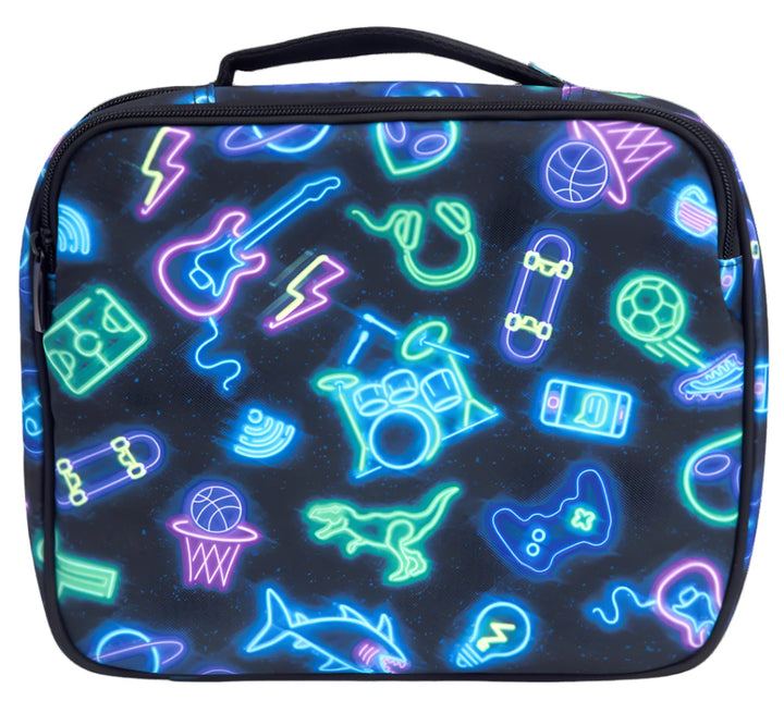 Spencil BIG Cooler Lunch Bag + Chill Pack - Neon Life