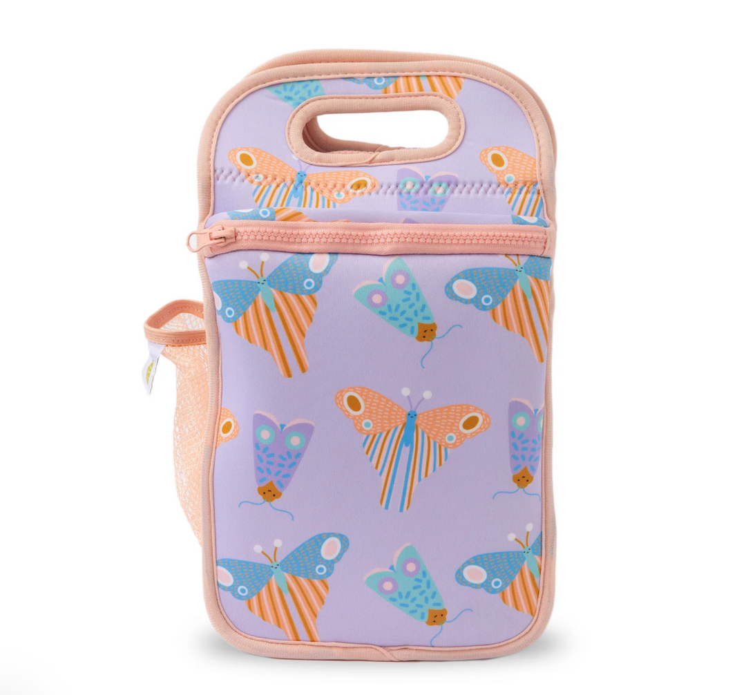 Nudie Rudie Lunch Box Neoprene Lunch Bag - Butterfly Dreams