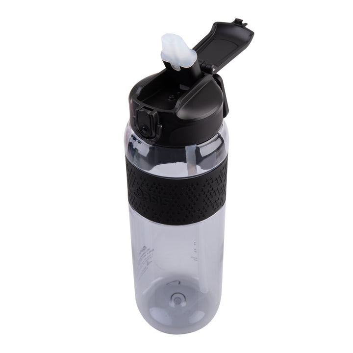 Oasis Tritan Sports Sipper Bottle - 1L - Carbon Black