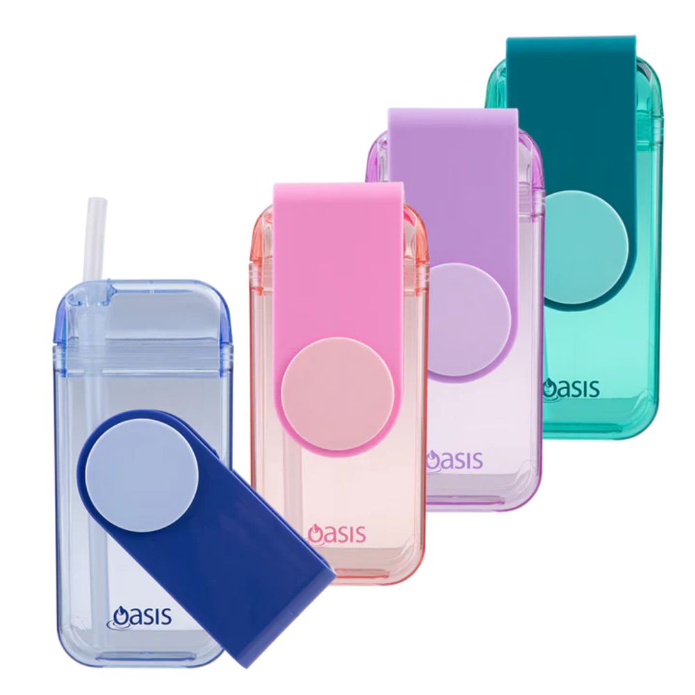 Oasis Tritan Reusable Juice Box - 4 Pack Bundle