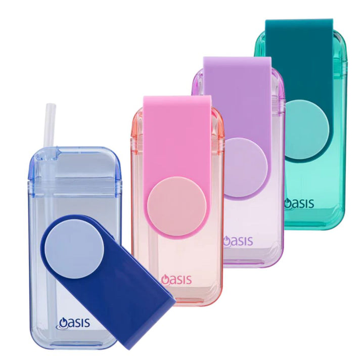 Oasis Tritan Reusable Juice Box - 4 Pack Bundle