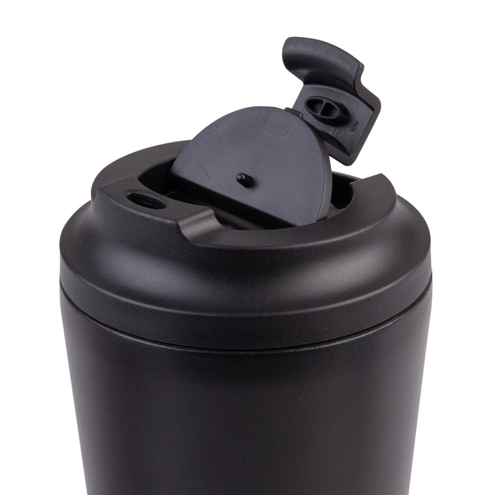 Oasis Ceramic Lined Insulated Coffee Cup - Black