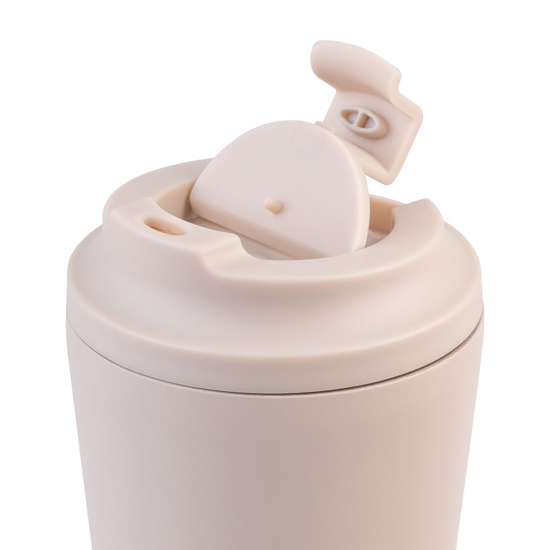 Oasis Ceramic Lined Insulated Coffee Cup - Oat