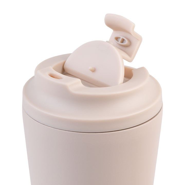 Oasis Ceramic Lined Insulated Coffee Cup - Oat