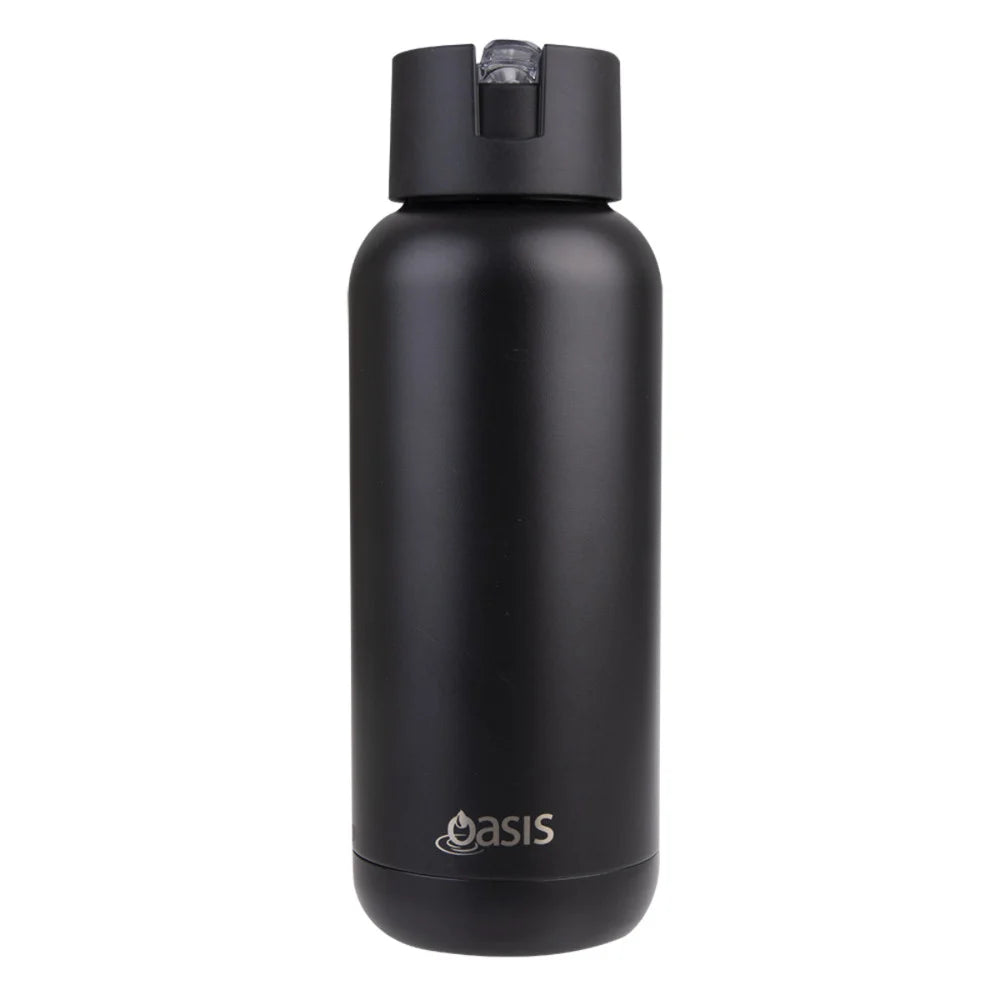 Oasis MODA Insulated Drink Bottle 1L - Black