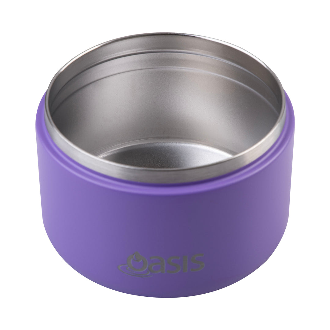 Oasis Insulated Food Jar - Quick Release Lid - 300ml - Purple/Pink