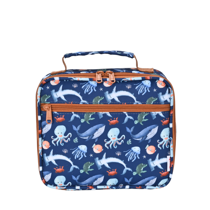 Kinnder MINI Insulated Lunch Bag - Ocean Friends