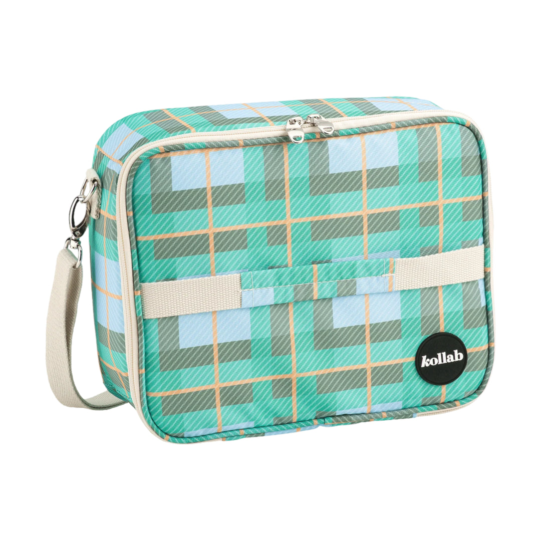 Kollab Insulated Bento Lunch Bag - Ocean Check