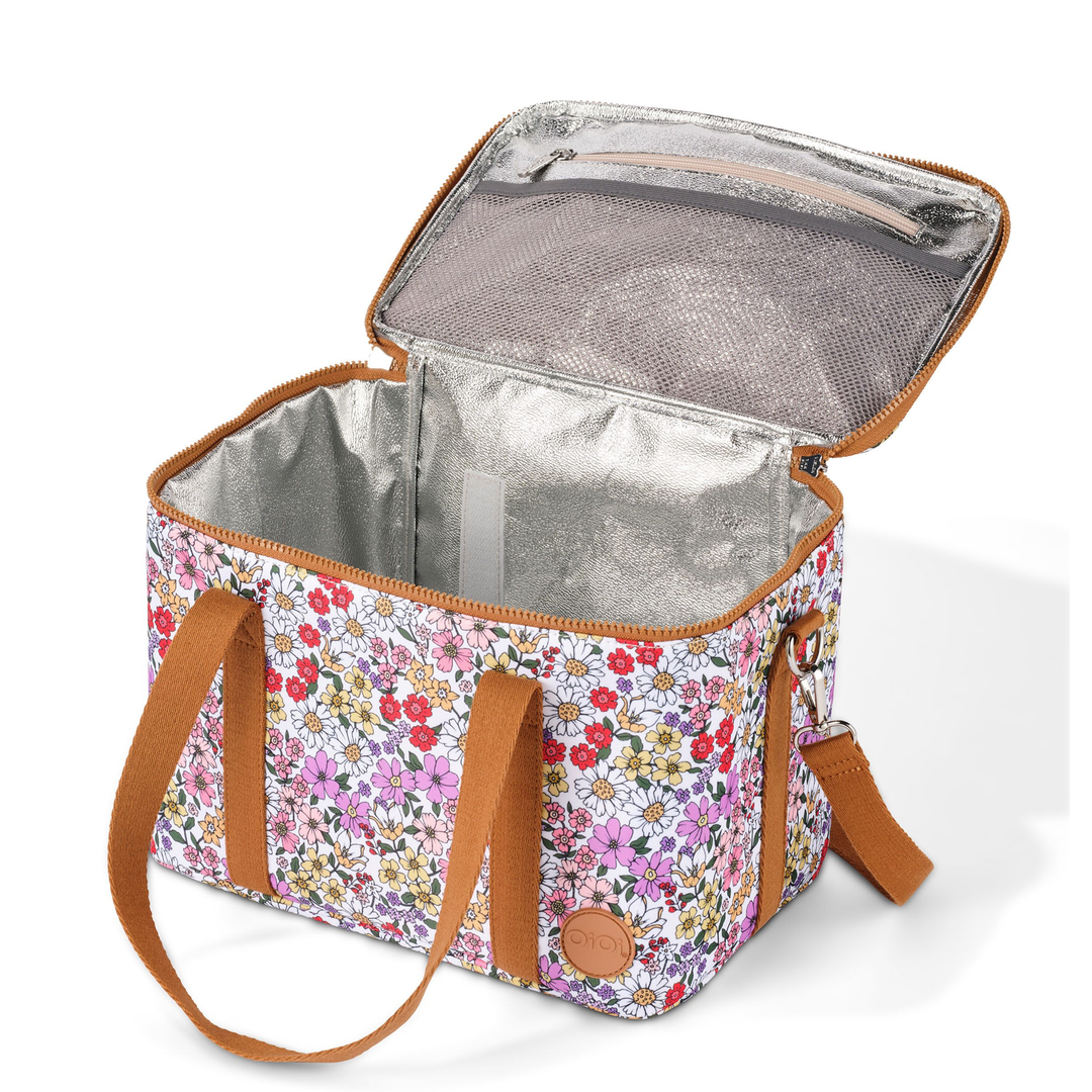 OiOi MAXI Insulated Lunch Bag - Daisy