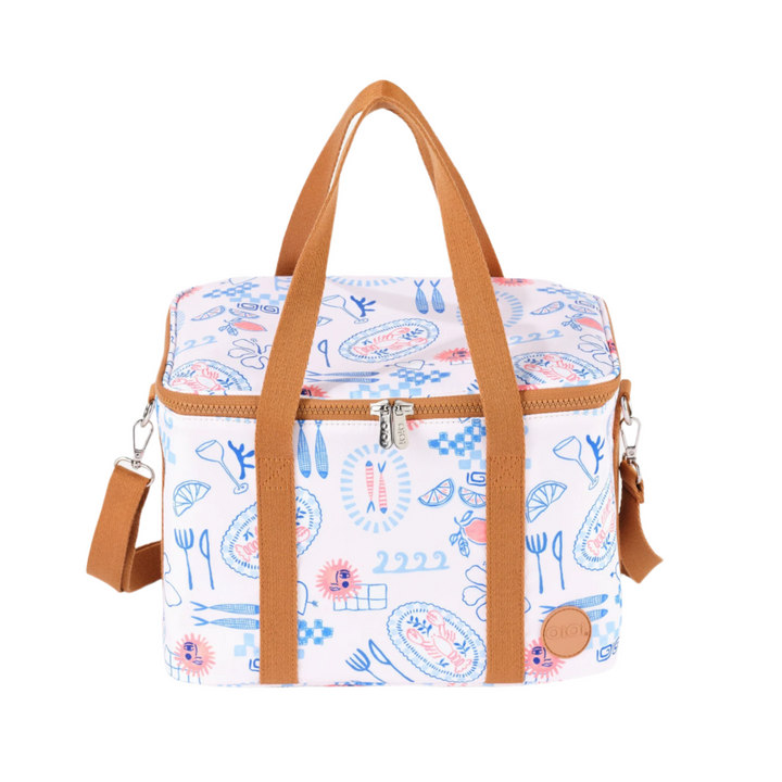 OiOi MAXI Insulated Lunch Bag - Mediterranean