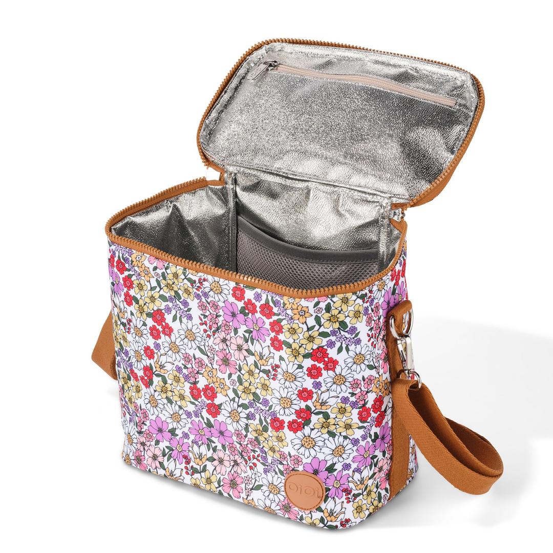 OiOi MIDI Insulated Lunch Bag - Daisy