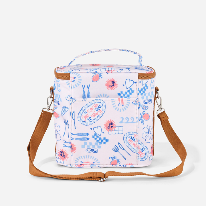 OiOi MIDI Insulated Lunch Bag - Mediterranean