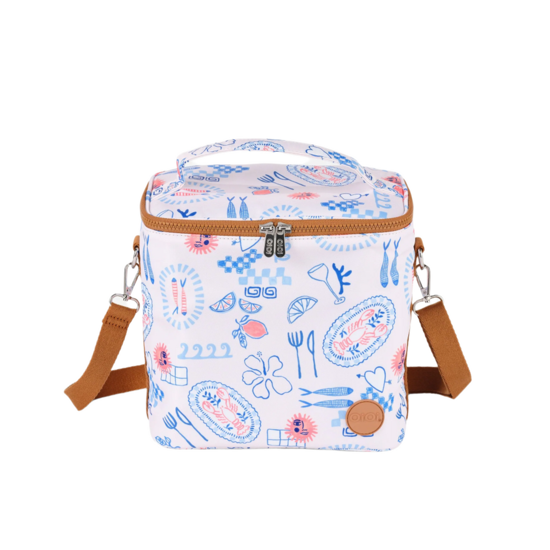 OiOi MIDI Insulated Lunch Bag - Mediterranean