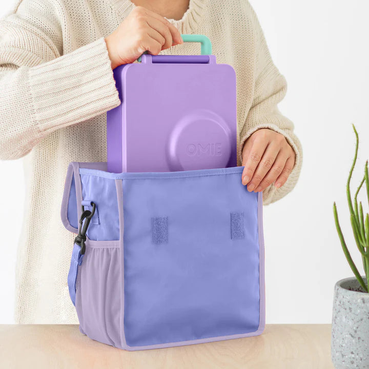 OmieTote Lunch Bag with Carry Handle - Purple