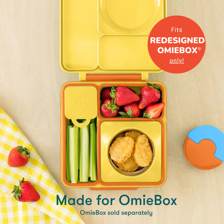 OmieDIP Silicone Dip Containers - Red & Yellow