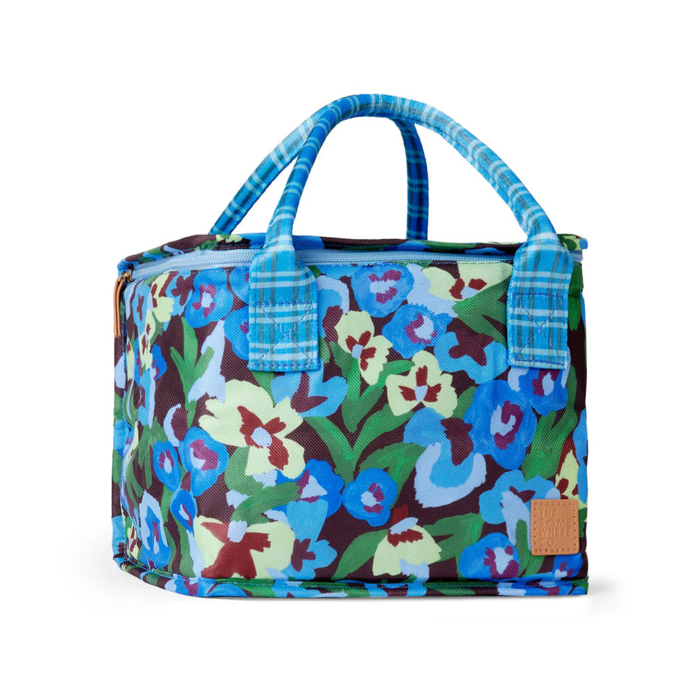 The Somewhere Co. Insulated Lunch Bag - Pansy Patch