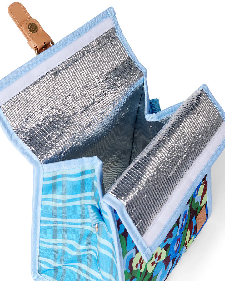 The Somewhere Co. Insulated Lunch Satchel - Pansy Patch