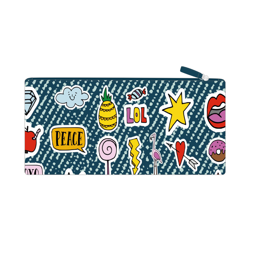 Got It Covered Pencil Case - Patches