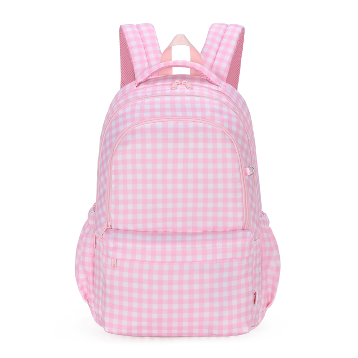 Kinnder Campus School Backpack 2.0 - Pink Gingham