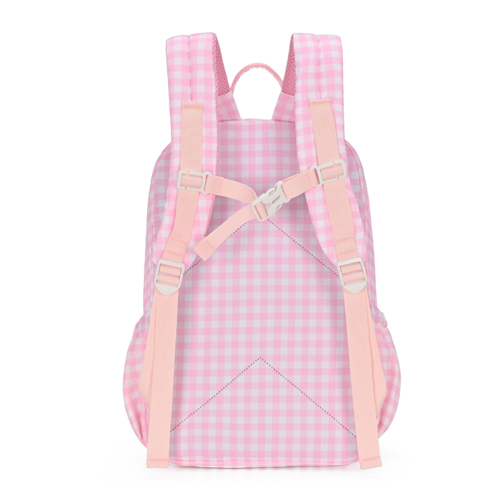 Kinnder Junior Kindy/School Backpack - Pink Gingham