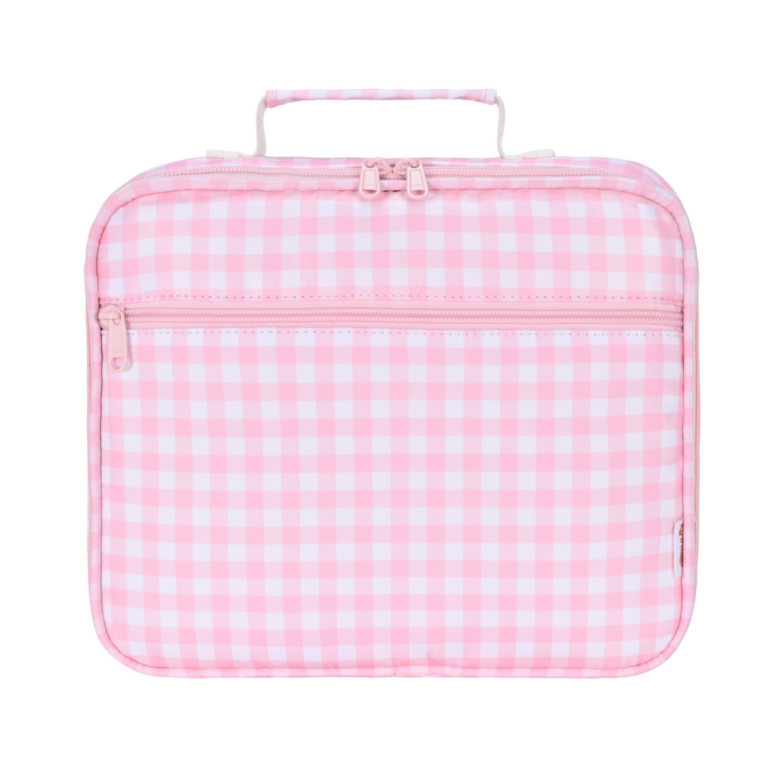 Kinnder JUNIOR Insulated Lunch Bag + Ice Pack - Pink Gingham