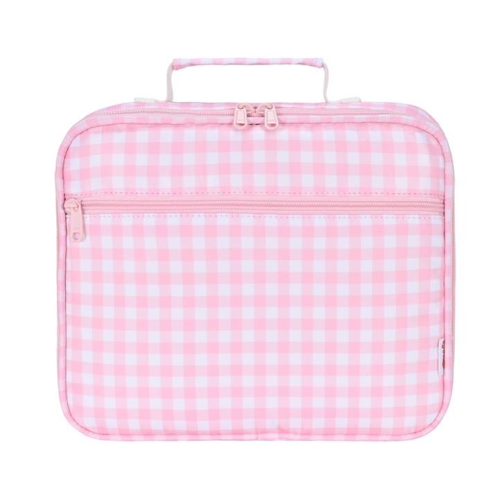 Kinnder JUNIOR Insulated Lunch Bag + Ice Pack - Pink Gingham