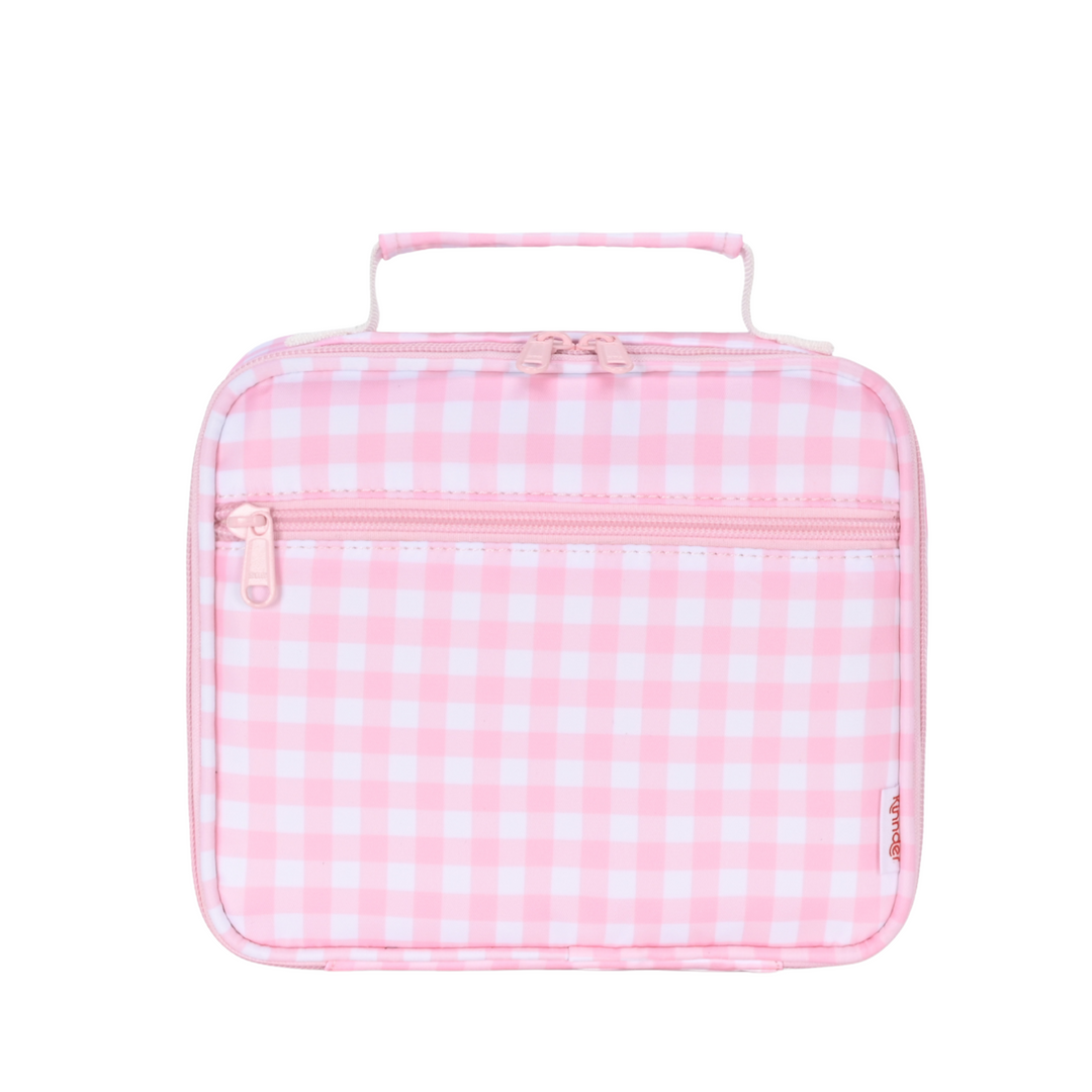 Kinnder MINI Insulated Lunch Bag - Pink Gingham