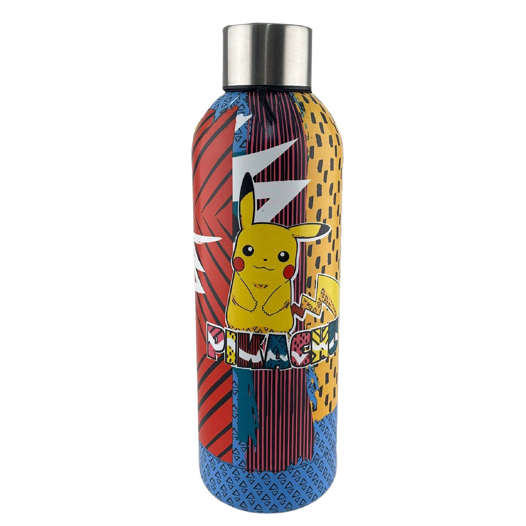 Pikachu water bottle, funny gift for Pikachu fan, customized water bottle,  Pokemon water bottle, comic water bottle