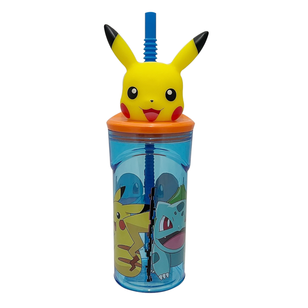 Pokemon 3D Topper Drink Tumbler Cup