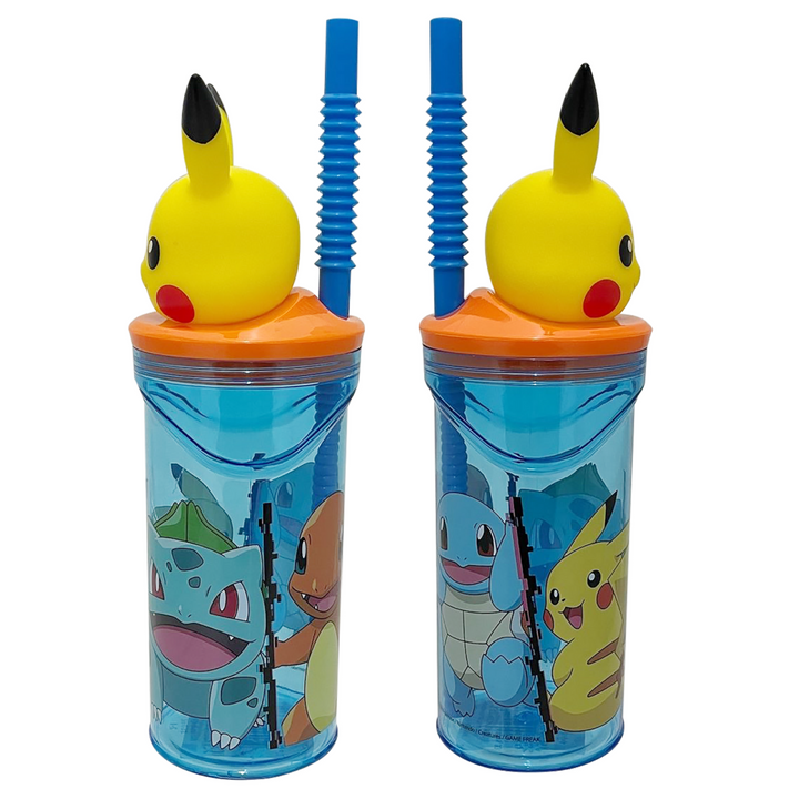 Pokemon 3D Topper Drink Tumbler Cup