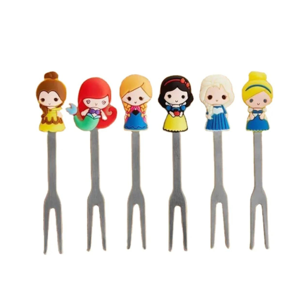 Mini Food Pick Forks - Princess