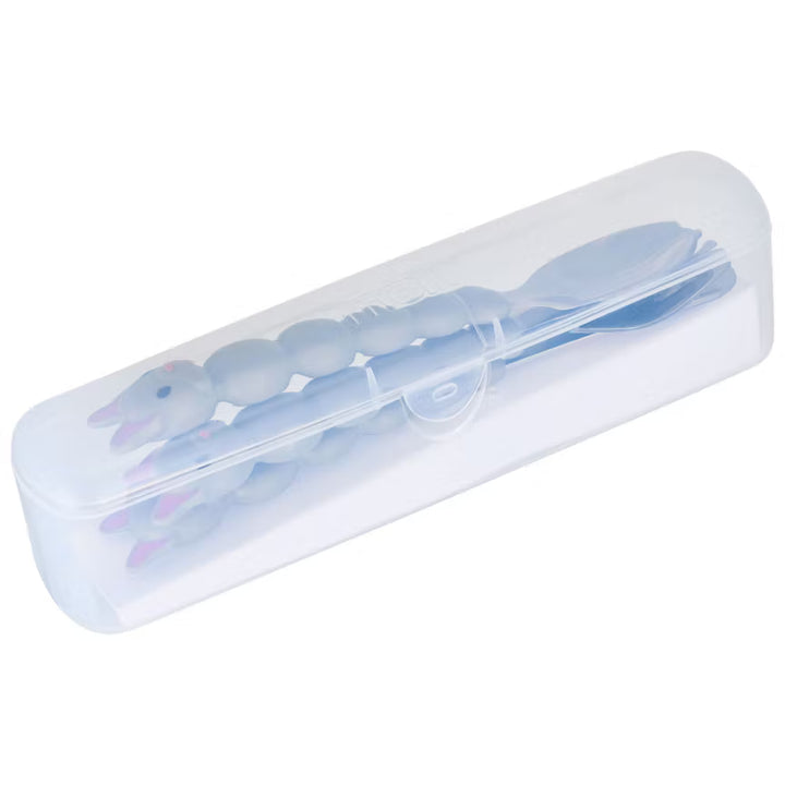 Melii Stainless Steel Cutlery Set in Case - Puppy Dog