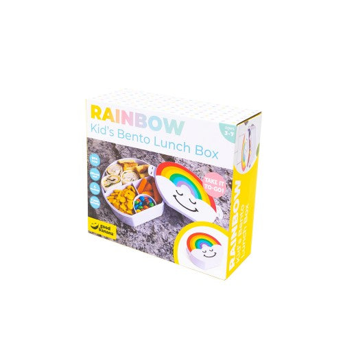 Shaped Bento Lunch Box - Rainbow