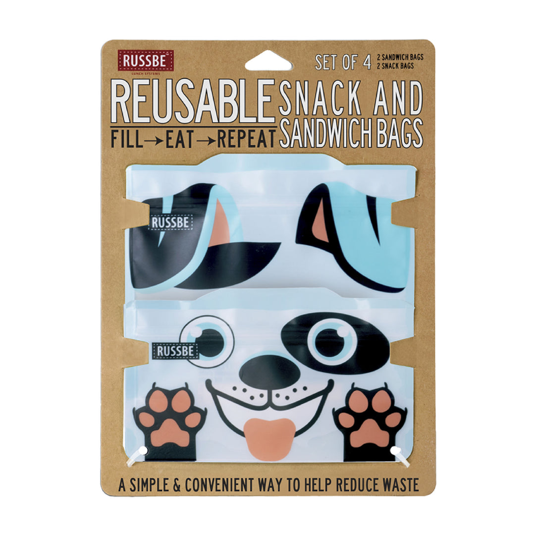 Russbe Snack & Sandwich Bags 4pk - Dog