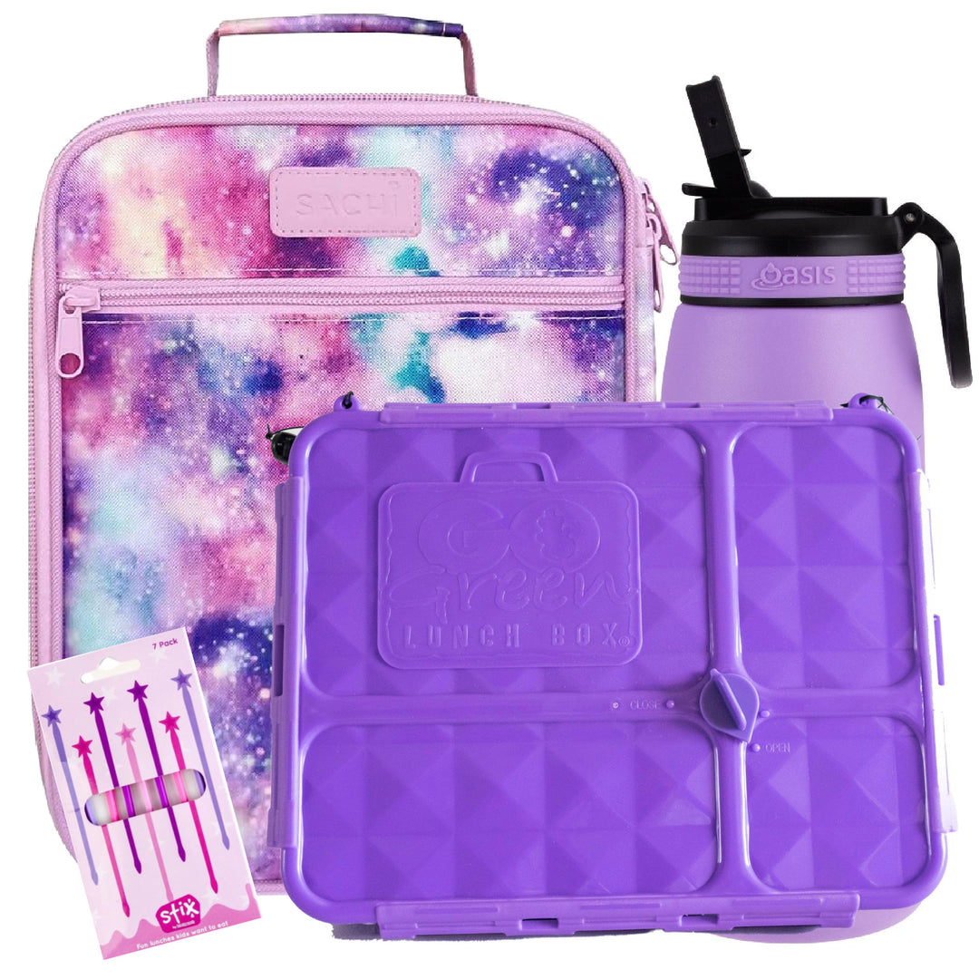 Galaxy Lunch Box, Bag & Bottle Bundle