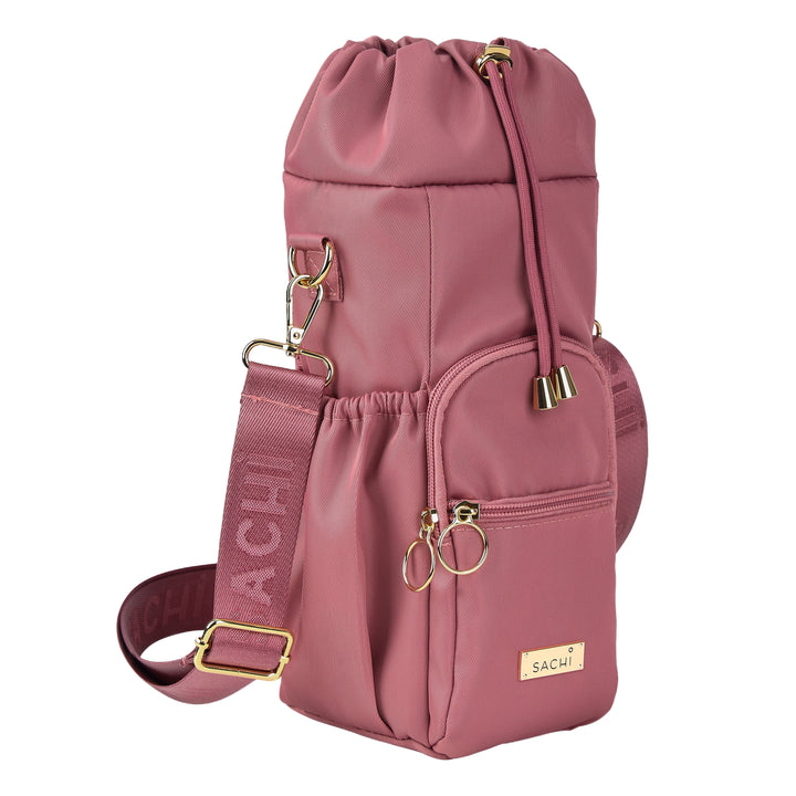 Sachi Crossbody Insulated Bottle Bag - Blush