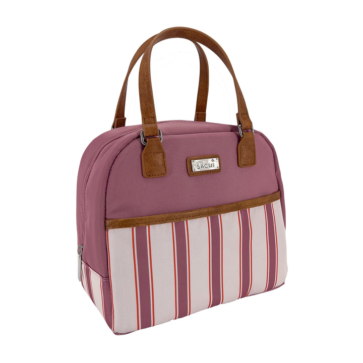 Sachi Insulated Cali Lunch Bag - Blush Stripes