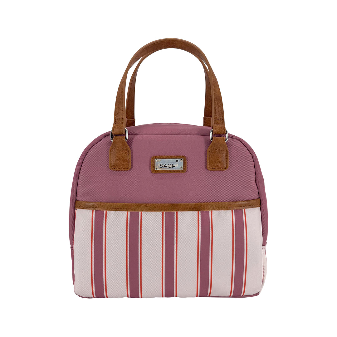 Sachi Insulated Cali Lunch Bag - Blush Stripes