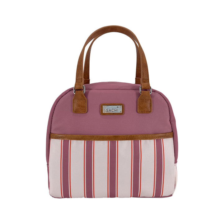 Sachi Insulated Cali Lunch Bag - Blush Stripes