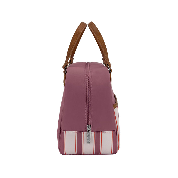 Sachi Insulated Cali Lunch Bag - Blush Stripes