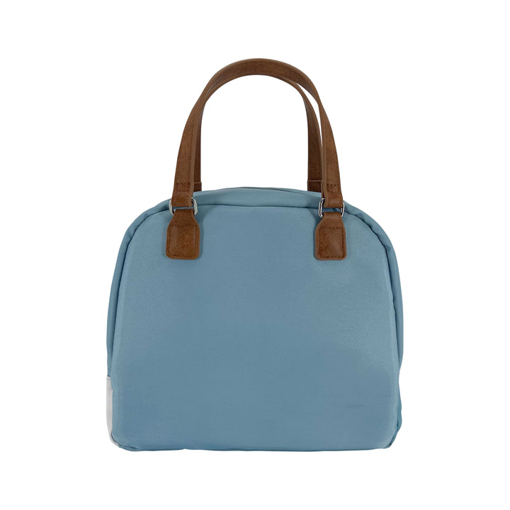 Sachi Insulated Cali Lunch Bag - Hazy Blue Stripes