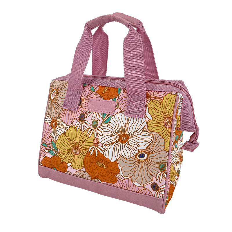Sachi Triangular Insulated Lunch Bag - Retro Floral