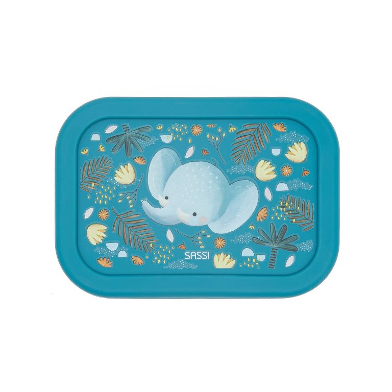 Sassi Silicone Lunch Box - Chewy The Elephant